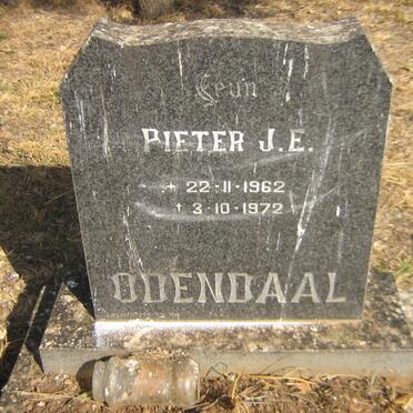 ODENDAAL Pieter J. E. 1962-1972