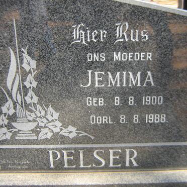 PELSER Jemima 1900-1988