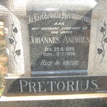 PRETORIUS Johannes Andries 1889-1956