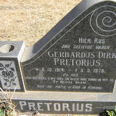 PRETORIUS Gerhardus Dirk 1914-1978