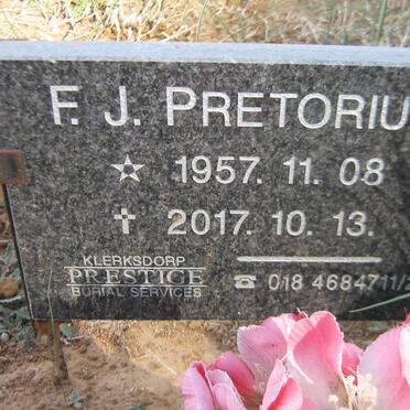 PRETORIUS F.J. 1957-2017