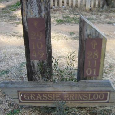 PRINSLOO Grassie 1949-2001