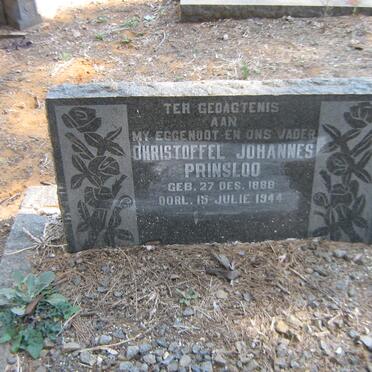 PRINSLOO Christoffel Johannes 1888-1944