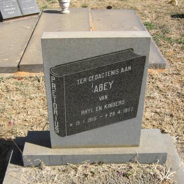 PRETORIUS Abey 1916-1977