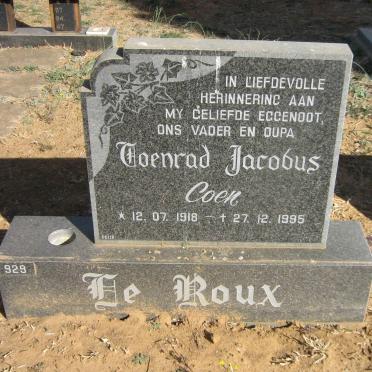 ROUX Coenrad Jacobus, le 1918-1995