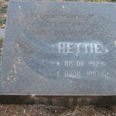 REID Hettie 1912-1997