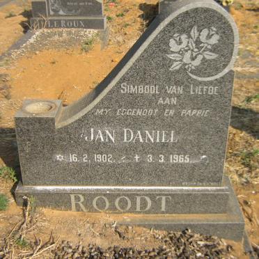 ROODT Jan Daniel 1902-1965