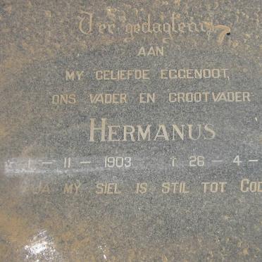 ROOYEN Hermanus_ van 1903 - 1980 en M_ S_ L_ _Maxie_ 1913 - 1992 1_