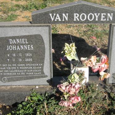 ROOYEN Daniel Johannes, van 1924-2006 &amp; Jacoba Frederika 1929-