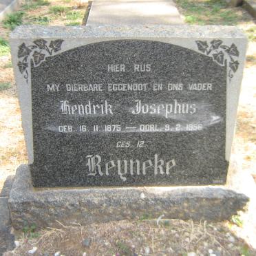 REYNEKE Hendrik Josephus 1875-1956