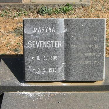 SEVENSTER Maryna 1905-1973