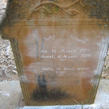 SCHUTTE Baby 1929-1929