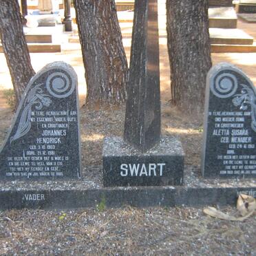 SWART Johannes Hendrick 1903-1981 &amp; Aletta Susara NIENABER 1913-