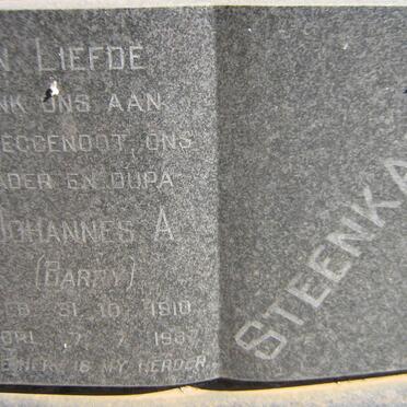 STEENKAMP Johannes A. 1910-1987