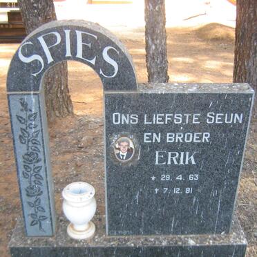 SPIES Erik 1963-1981