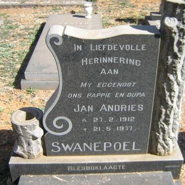 SWANEPOEL Jan Andries 1912-1977
