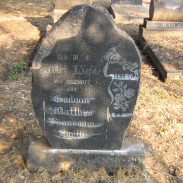 SMITH Gedeon Matthys Franscois 1895-1965