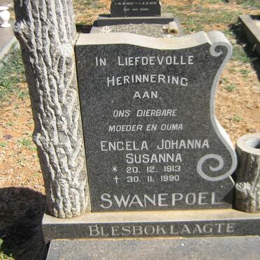 SWANEPOEL Engela Johanna Susanna 1913-1990
