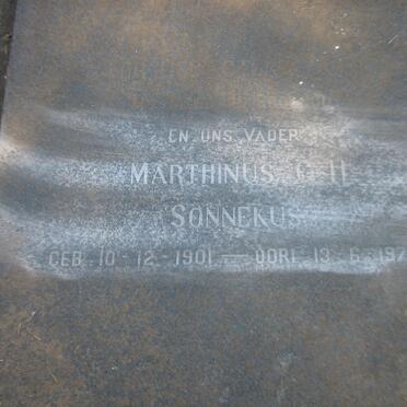 SONNEKUS Marthinus C.H. 1901-1971