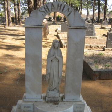 SHAHIM Hazel 1935-1985