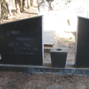 SPUY Melt Tertius, van der 1919-1972