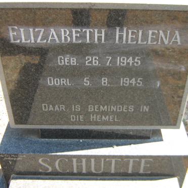 SCHUTTE Elizabeth Helena 1945-1945