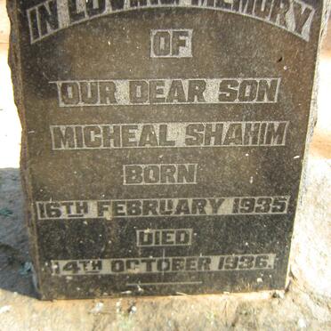 SHAHIM Micheal 1935-1936