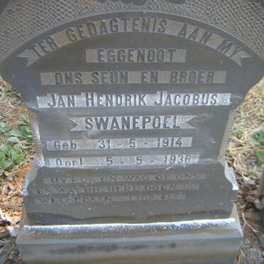 SWANEPOEL Jan Hendrik Jacobus 1914-1936