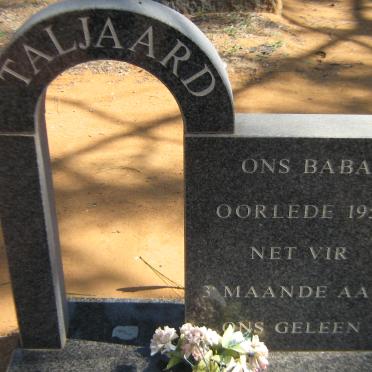 TALJAARD Baba -1953