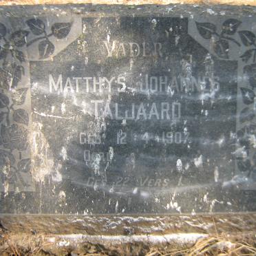 TALJAARD Matthys Johannes 1907-