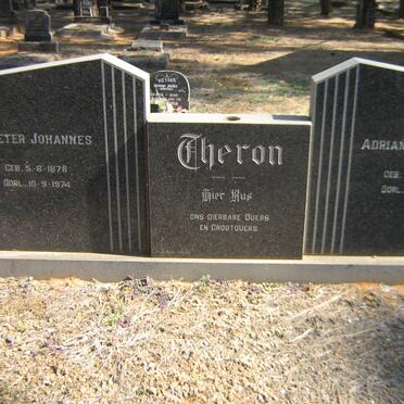 THERON Pieter Johannes 1878-1974 &amp; Adriana Catharina 1879-1957