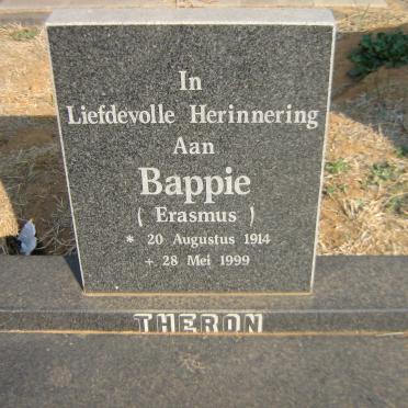 THERON Bappie, ERASMUS 1914-1999