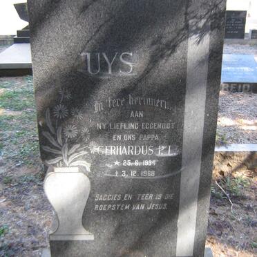 UYS Gerhardus P.L. 1934-1968