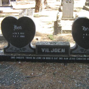 VILJOEN Ben 1952-2005 &amp; Hester 1959-