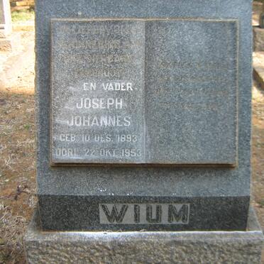 WIUM Joseph Johannes 1893-1953