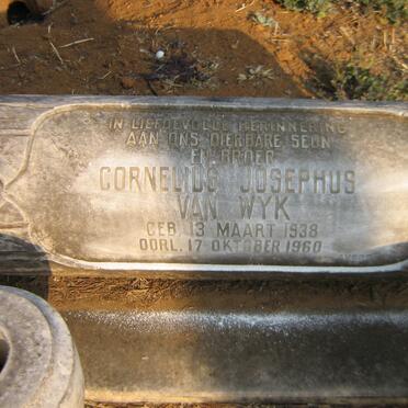 WYK Cornelius Josephus, van 1938-1960