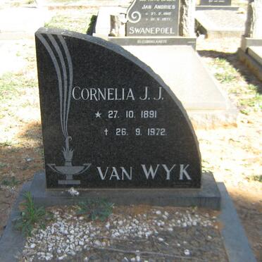 WYK Cornelia J.J., van 1891-1972