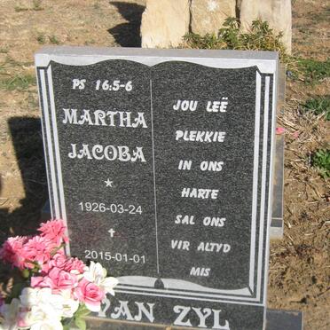 ZYL Martha Jacoba, van 1926-2015