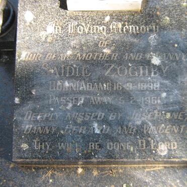 ZOGHBY Antoon Joseph 1882-1958 &amp; Saidie ADAMI 1898-1961