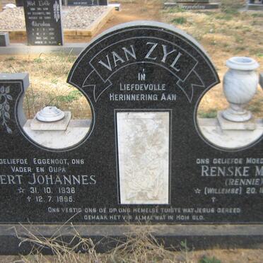 ZYL Gert Johannes, van 1936-1995 &amp; Renske M.S.C. WILLEMSE 1939-