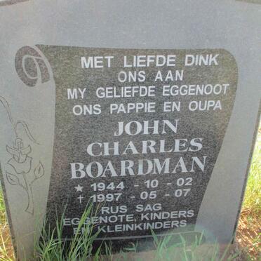 BOARDMAN John Charles 1944-1997
