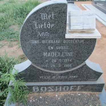 BOSHOFF Madeleine 1974-1986