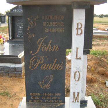 BLOM John Paulus 1955-2016
