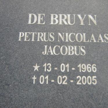 BRUYN Petrus Nicolaas Jacobus, de 1966-2005