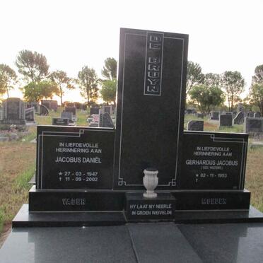 BRUYN Jacobus Daniël, de 1947-2002 &amp; Gerhardus Jacobus WILTERS 1953-