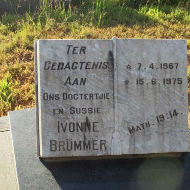 BRÜMMER Ivonne 1967-1975