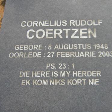 COERTZEN Cornelius Rudolf 1948-2003