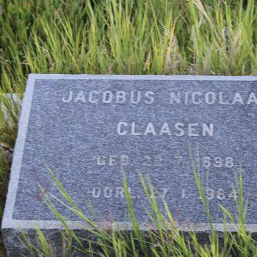 CLAASEN Jacobus Nicolaas 1898-1984