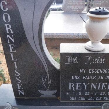 CORNELISSEN Reynier 1925-1998 &amp; Dina Carolina 1932-2015