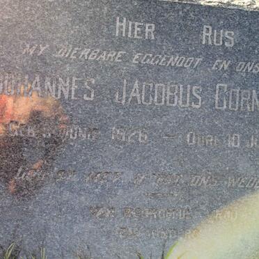 CORNELISSEN Johannes Jacobus 1926-1954